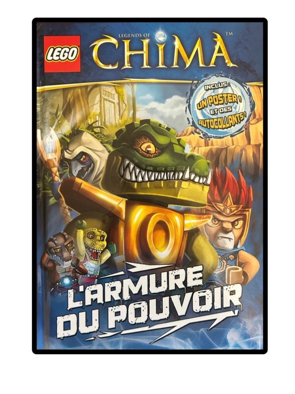BUNDLE & SAVE🎉 FRENCH LEGO Legends of Chima L’Armure Du Pouvoir Hardcover